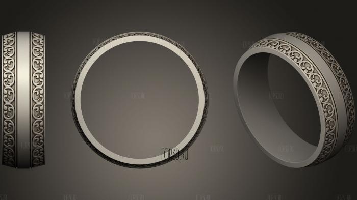 Ring 23 stl model for CNC